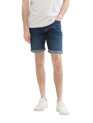 TOM TAILOR Jeansbermudas JOSH Weiß/Creme/Hellblau/Beige/Türkis