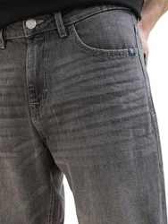 TOM TAILOR Jeansbermudas JOSH Schwarz/Hellblau/Grün
