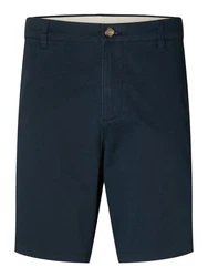 SELECTED HOMME Shorts SLHREGULAR BILL FLEX Khaki/Dunkelblau/Beige