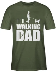Shirtracer T-Shirt Witzige Geschenke Hundebesitzer Hunde Dunkelgrün/Grün