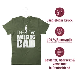 Shirtracer T-Shirt Witzige Geschenke Hundebesitzer Hunde Dunkelgrün/Grün