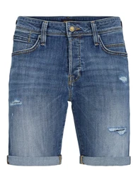 Shorts Herren Jeans-Shorts JjiRick Bermuda Kurze Hose Destroyed