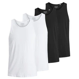 Unterhemd Herren T-Shirt, 4er Pack - JACBASIC CREW NECK TEE, (Packung, 4er Pack)
