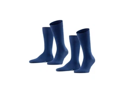 FALKE Kurzsocken Herren 4er Pack Dunkelblau/Blau/Lila