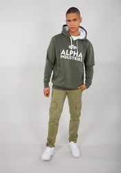 Alpha Industries Hoodie Foam Print Dunkelgrün