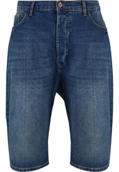 Rocawear Stoffhose Baggy Fit Jeansshort FRI Blau/Dunkelblau