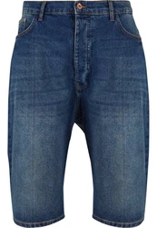 Rocawear Stoffhose Baggy Fit Jeansshort FRI Blau/Dunkelblau