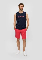 s.Oliver Bermuda mit Paspeltasche Dunkelblau/Braun/Silber/Mischfarben
