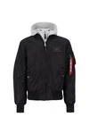Alpha Industries Bomberjacke MA-1 D-Tec rot/schwarz