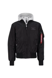 Alpha Industries Bomberjacke MA-1 D-Tec rot/schwarz