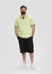 s.Oliver Kurzarmshirt Poloshirt mit Logo-Detail 