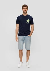 s.Oliver Stoffhose Jeans-Shorts Straight Leg High Rise Schwarz/Dunkelblau/Blau/Grün/Hellblau/Gelb