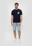 s.Oliver Stoffhose Jeans-Shorts Straight Leg High Rise Schwarz/Dunkelblau/Blau/Grün/Hellblau/Gelb