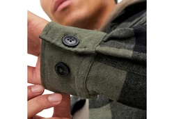 Jack & Jones Karohemd JJEDARREN Overshirt LS Dunkelgrün/Grün