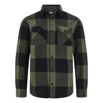 Jack & Jones Karohemd JJEDARREN Overshirt LS Dunkelgrün/Grün
