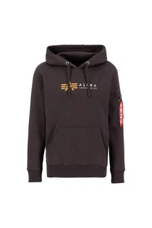 Alpha Industries Hoody Alpha Label Grau/Dunkelgrau/Braun/Dunkelbraun/Khaki/Schwarz