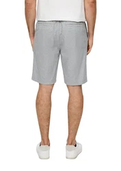 s.Oliver Bermudas Chino-Shorts Weiß/Creme/Grün