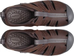 Crocs Yukon Fisherman Sandale Halbschuh Slipper Trekkingschuh Dunkelbraun/Braun/Beige/Grau