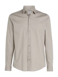 Calvin Klein Hemd Beige/Khaki/Braun