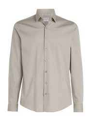 Calvin Klein Hemd Beige/Khaki/Braun