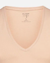 OLYMP V-Shirt Casual Rosa/Beige/Orange