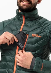 Jack Wolfskin Funktionsjacke ROUTEBURN PRO INS JKT Dunkelgrün/Grün