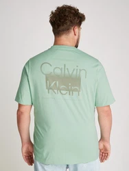 Calvin Klein Big&Tall T-Shirt BT_ENLARGED BACK LOGO grün