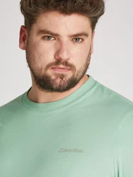 Calvin Klein Big&Tall T-Shirt BT_ENLARGED BACK LOGO grün