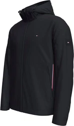 Tommy Hilfiger Outdoorjacke RWB HOODED JACKET Schwarz/Dunkelgrau/Dunkelblau