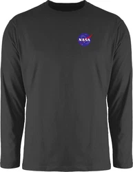 Shirtracer Rundhalsshirt NASA Logo Space X Merchandise Weltraum Weltall Dunkelgrau/Schwarz/Dunkelblau/Grau/Hellgrau/Braun