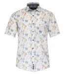 CASAMODA Kurzarmhemd Kent Casual Weiß/Creme/Blau/Mischfarben/Silber/Dunkelgrau/Rot