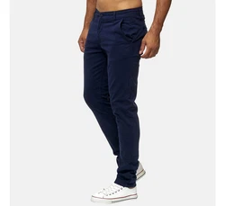 Elara Chinohose Slim Fit Dunkelblau