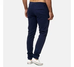 Elara Chinohose Slim Fit Dunkelblau