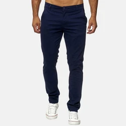 Elara Chinohose Slim Fit Dunkelblau