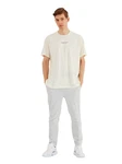 COMEOR Oversize-Shirt Herren T-Shirt Urban Streetwear Beige/Khaki/Weiß