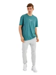 COMEOR Oversize-Shirt Herren T-Shirt Urban Streetwear Türkis/Grün
