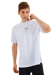 COMEOR Oversize-Shirt Herren T-Shirt Urban Streetwear Dunkelgrün/Grün/Khaki