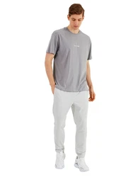 COMEOR Oversize-Shirt Herren T-Shirt Urban Streetwear Grau