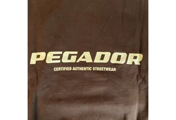 Pegador Kapuzenpullover Colne Logo Braun/Grau/Dunkelbraun/Rot