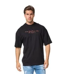 Denim House T-Shirt Oversized Fit mit besonderem Druck (E698) Schwarz (E1075)