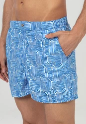 Just Like You Badeshorts Blau/Hellblau