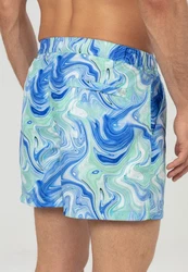 Just Like You Badeshorts Blau/Türkis