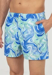 Just Like You Badeshorts Blau/Türkis