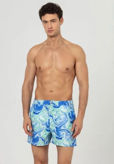 Just Like You Badeshorts Blau/Türkis