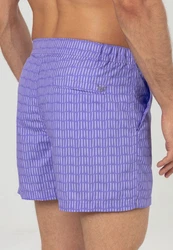 Just Like You Badeshorts Lila/Dunkelblau
