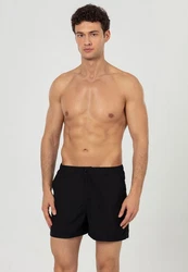 Just Like You Badeshorts Schwarz/Dunkelblau/Grau