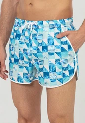 Just Like You Badeshorts Blau/Hellblau