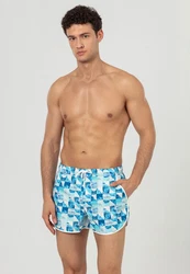 Just Like You Badeshorts Blau/Hellblau