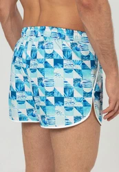 Just Like You Badeshorts Blau/Hellblau