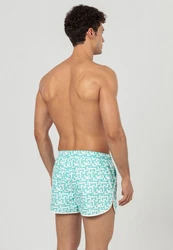 Just Like You Badeshorts Blau/Mintgrün/Grün/Türkis/Hellblau